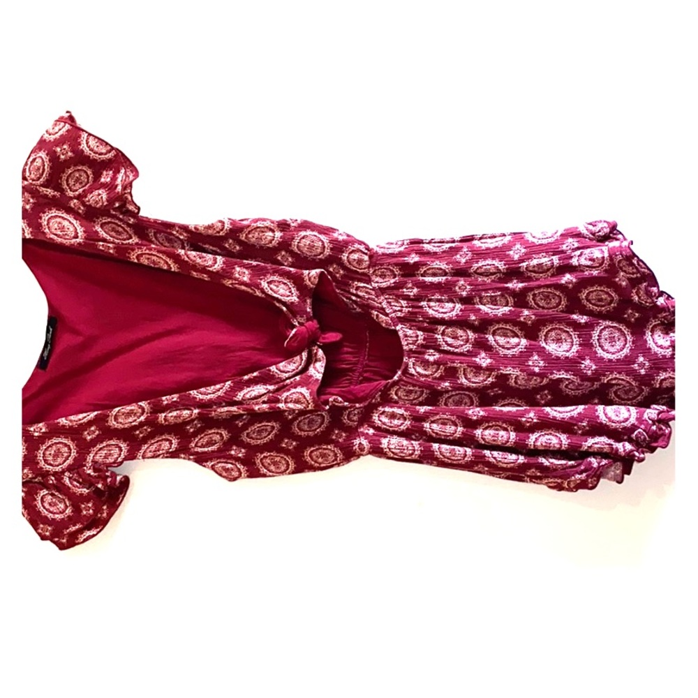 Burgundy Romper